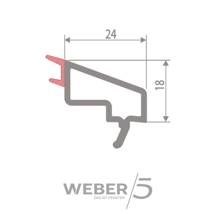 Штапик стандартный 24 мм в Усть-Каменогорске