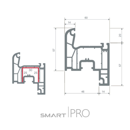 Створка оконная 4-х камерная в Усть-Каменогорске