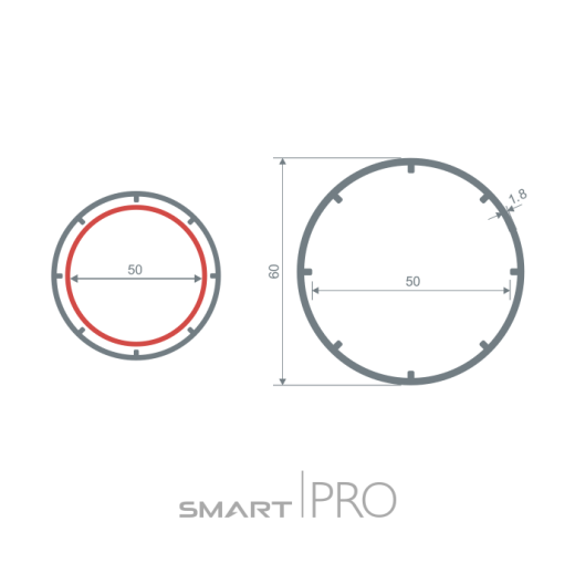 Труба круглая (60) в Усть-Каменогорске
